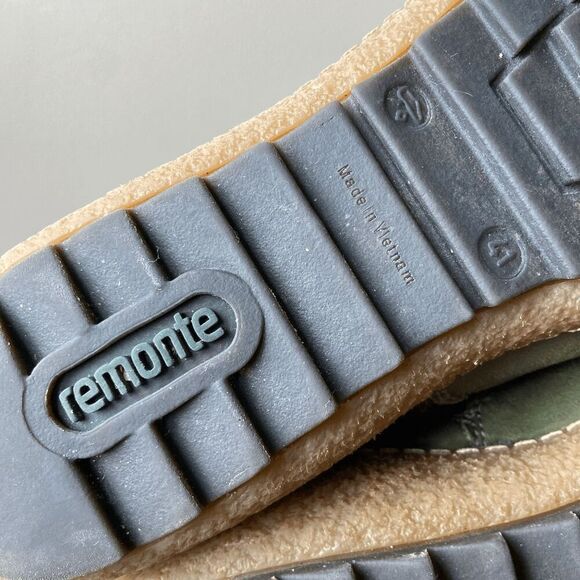 Remonte Leather Lace-Up Ankle Boots SZ 41 (US 10/10.5) Comfort Walking - Picture 6 of 10